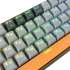 Клавиатура Redragon Fizz Pro,  USB, Bluetooth/Радиоканал, серый оранжевый [72601]
